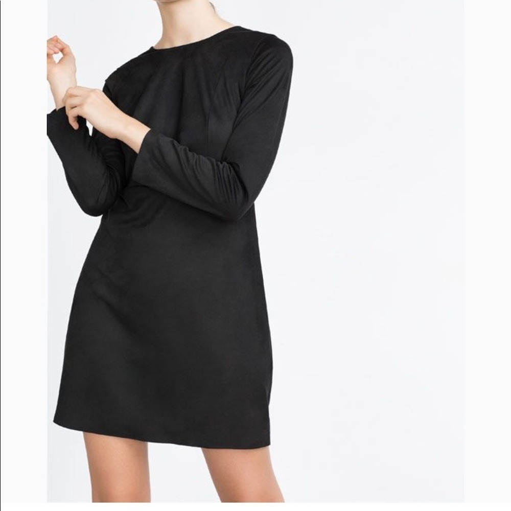 Zara Trafaluc Faux Suede Dress